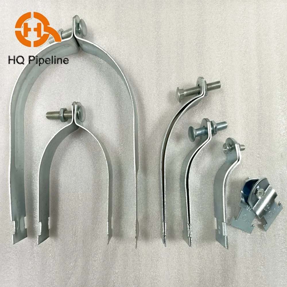 UL/FM Carbon Steel Galvanized/ Copper Plated Split Ring Pipe Hangers for Strut Channel Pipe