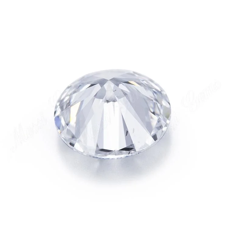 Ronda Diamante blanco diamante sintético Hpht Mayorista/Proveedor D en color VS 0.5-1.0CT