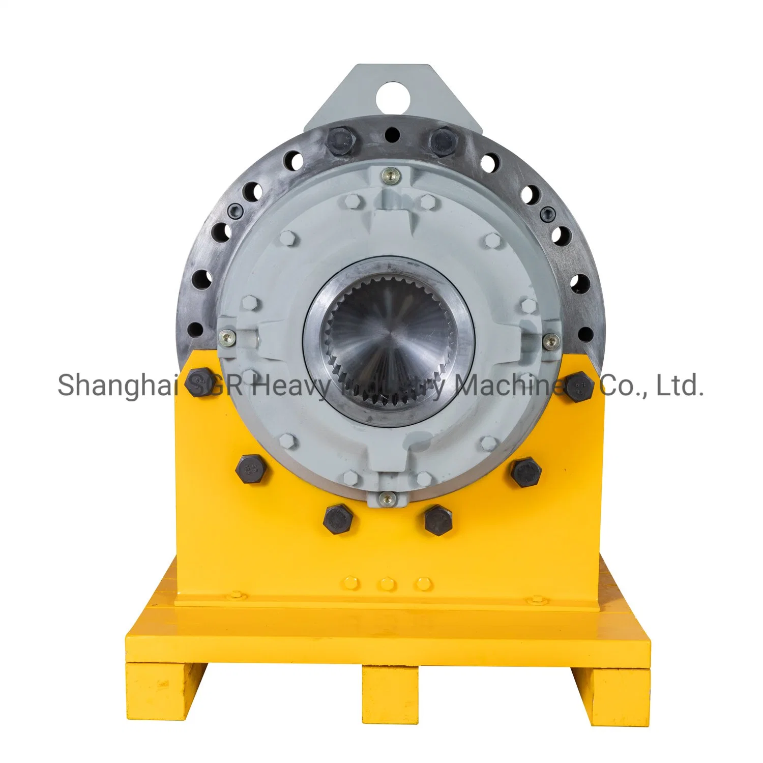 Flange Input Right Angle Big Output Torque Transmission Planetary Gearbox with Motor