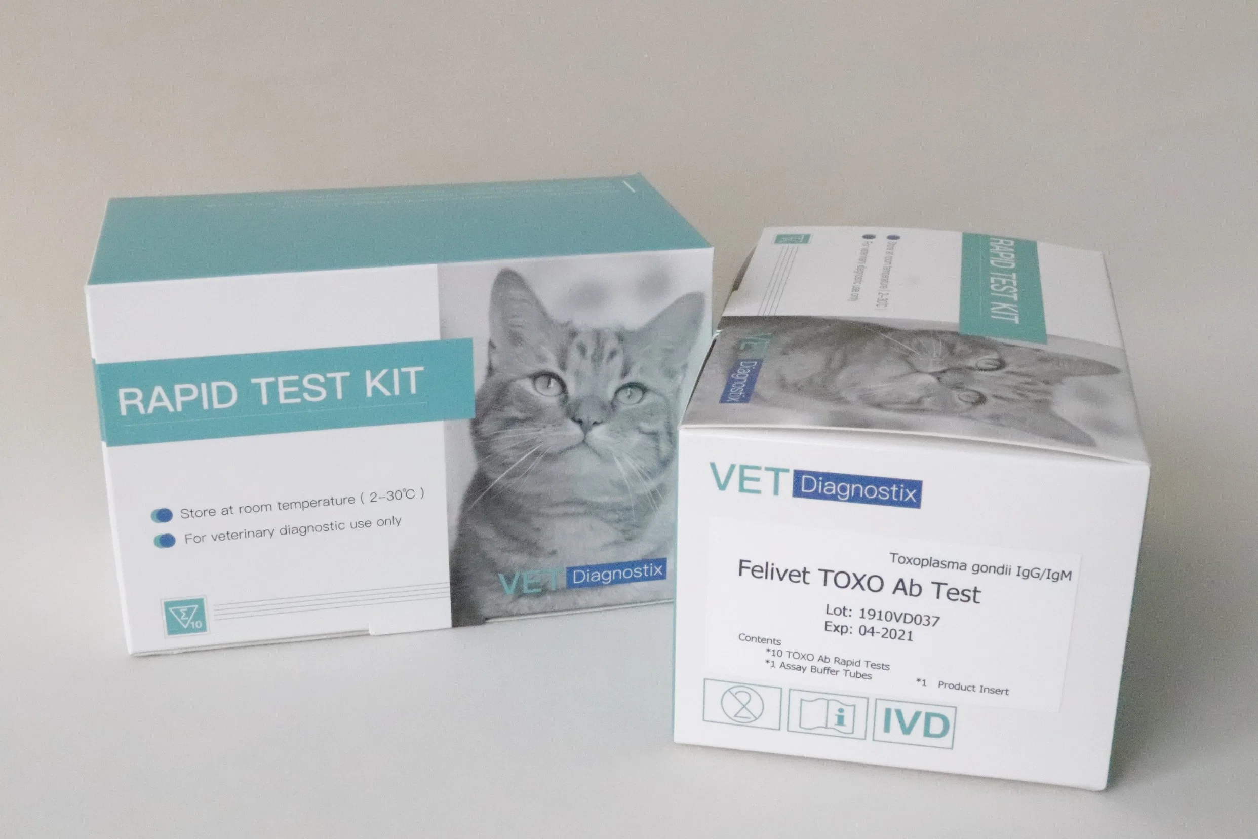 Bluttest Feline Toxoplasma Igg/Igm Antikörper Toxo Schnelltest