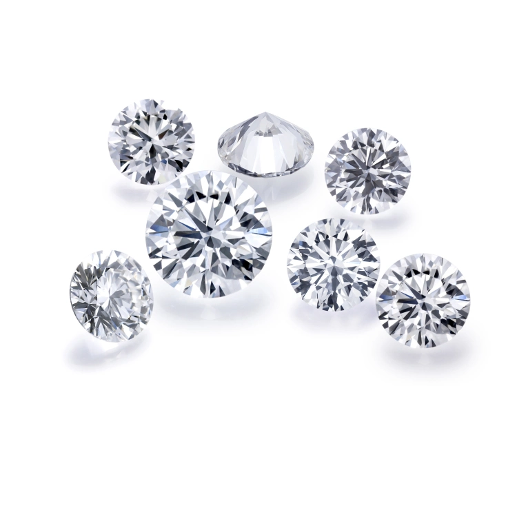 Commerce de gros diamants non sertis prix d'usine Direct clarté VVS D Color 0,5-1,5 CT