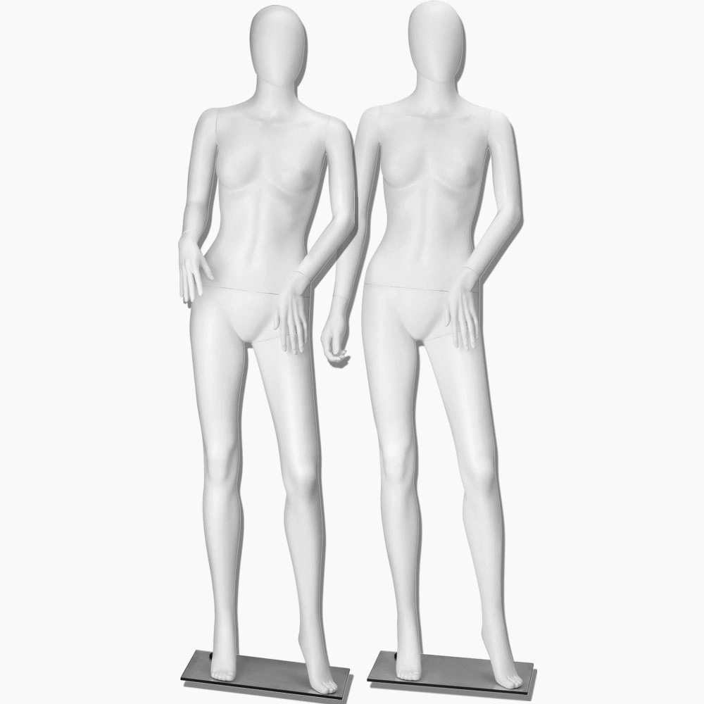 Clothes Shop Plastic Standing Posture Male/Female Full Body Mannequin for Display