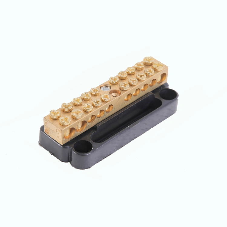 Electrical Fittings 350A 5 7 10 13 Hole Brass Neutral/Active Red and Black Terminal Blocks Link