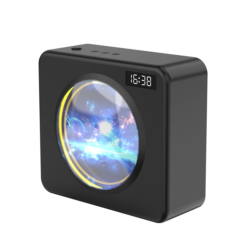 M19 Vinyl Record Bluetooth altavoz personalizado alarma Reloj sistema de sonido