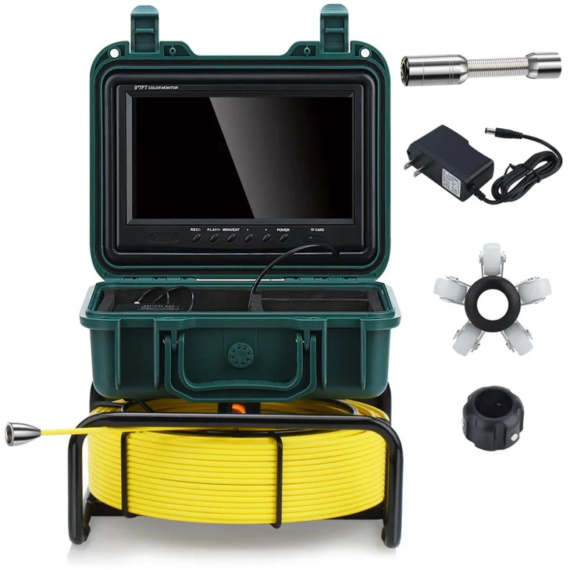 All in One Sewer Pipe Borescope Camera Drain Video Camera with Locator