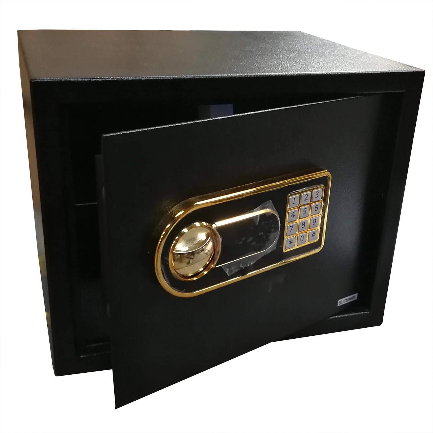 Wall-Anchoring Small Money Box with Two Keys Small Value Safe for Home Office Hotel