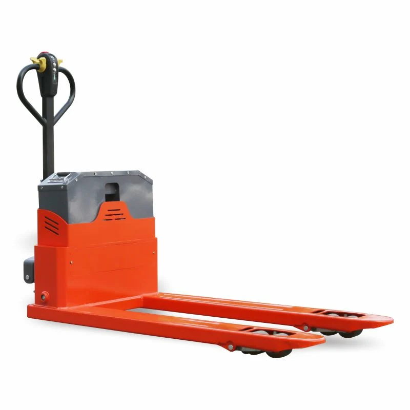 Mini Full Electric Stacker Jack Forklift Handling Lift Scale Battery Lithium Hand Pallet Truck Price