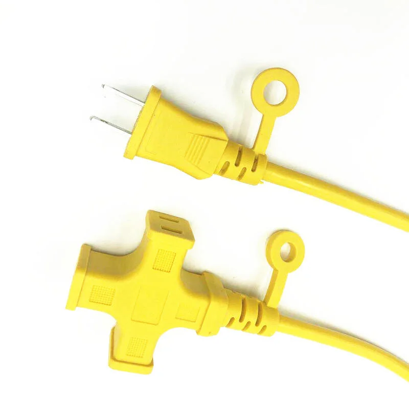 Japanese 2 Pin Power Plug to 3 Female Socket Extension Cord Cable with Japan PSE Certification