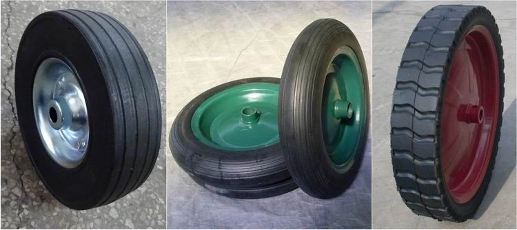 Heavy Duty Solid Rubber Wheel with 6X3