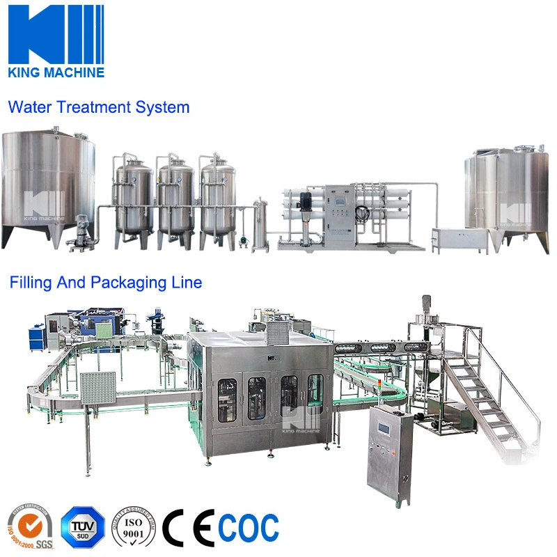 Automatic Pure Water Filling Line Plastic Bottle Water Making Processing Machine Factory Price