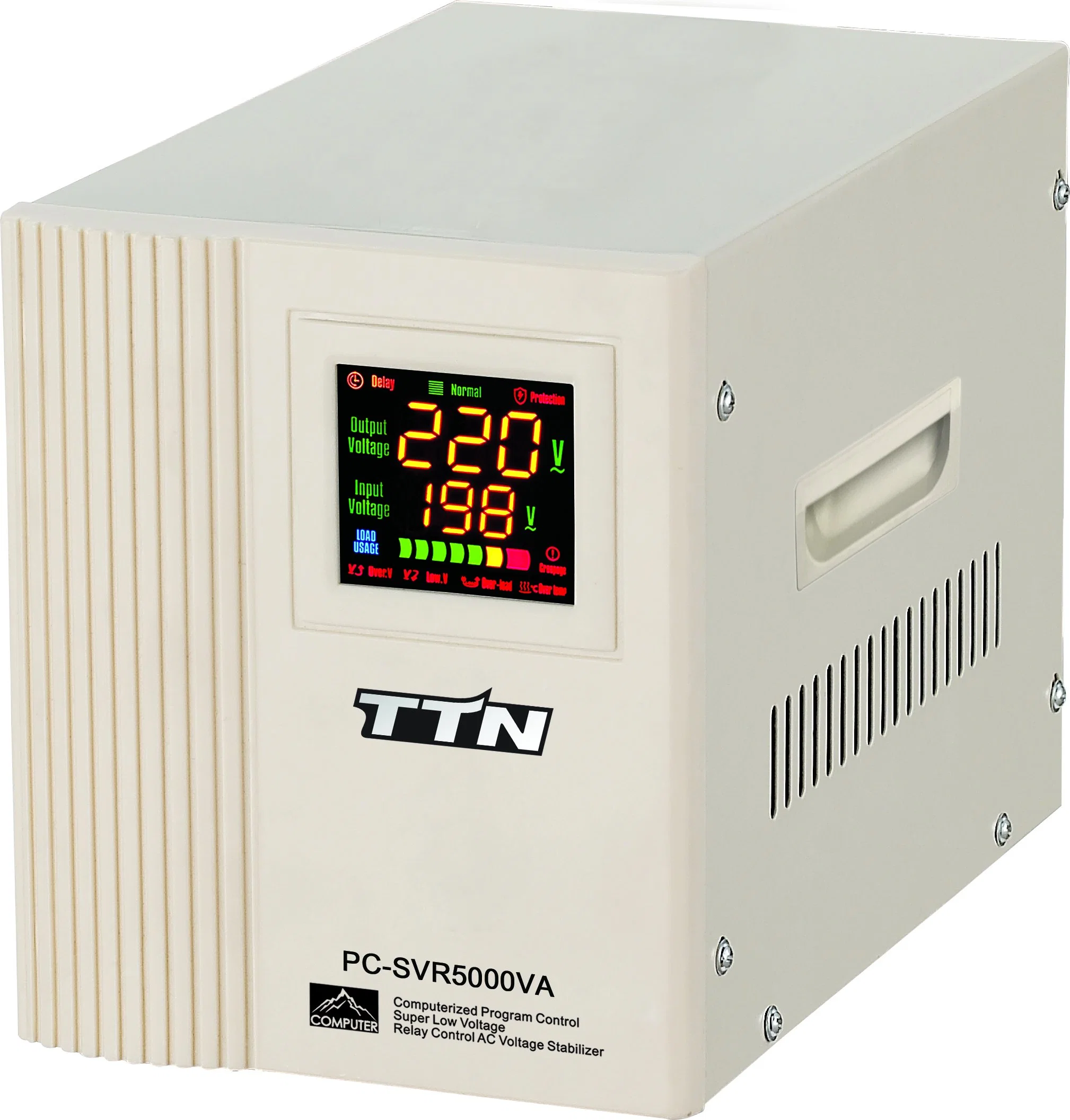 Estabilizador de tensão 1,5K/Regulador tela LED PC-SVC1500va Servomotor Protector de Controle de Energia