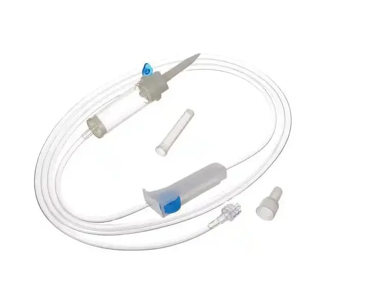 Medical Disposable Infusion Set Manufacturers IV Set Infusion Device with CE