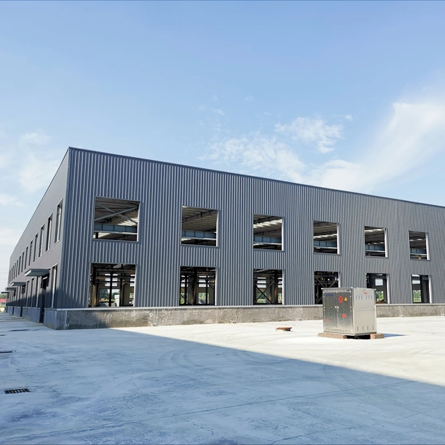 Industrial Customized Shed Building Structure Q355b Steel Wind-Resistant Prefabricated for Warehouse Workshop