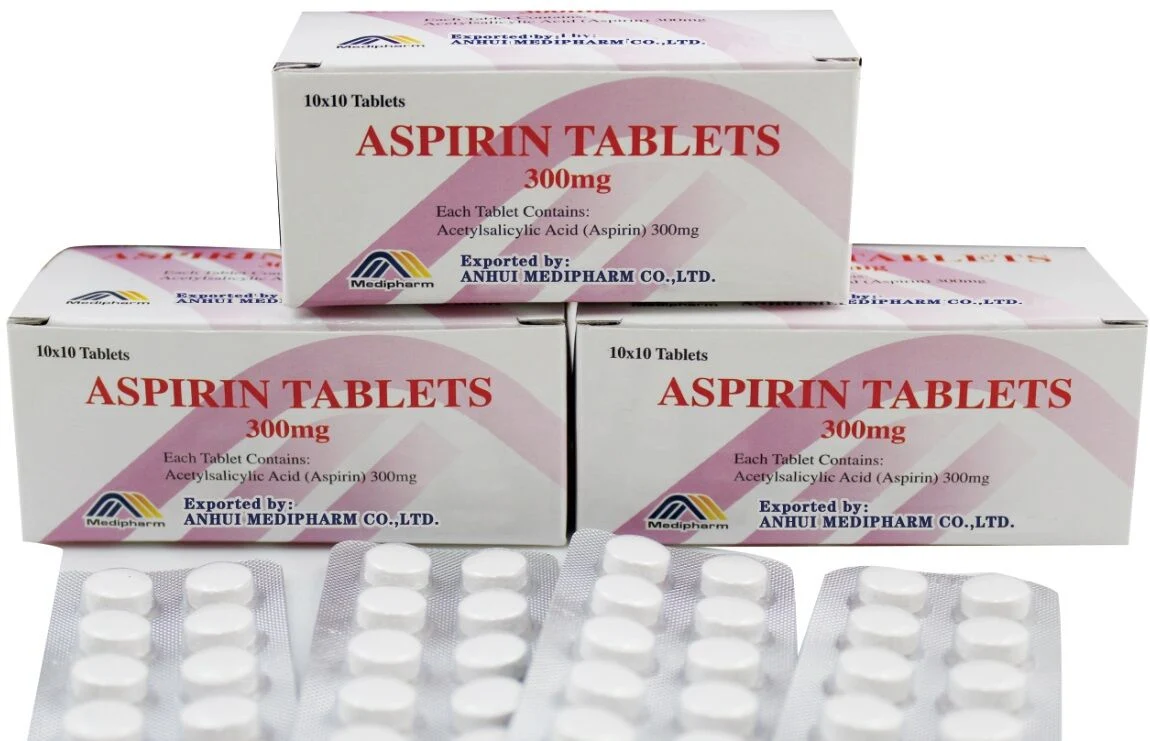 GMP Medicine of Aspirin Tablet 300mg 10*10/Box