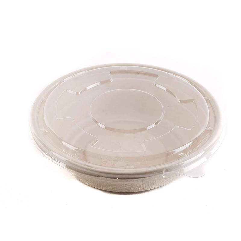 Sugarcane Biodegradable Disposable Take-Away Fast Food Paper Pulp Molded Bagasse Bowl 32 Oz