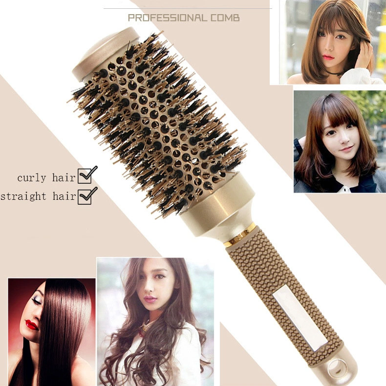 Professional Salon Ceramic Round Hair Brush Thermal Best Nylon Round Roller Brush