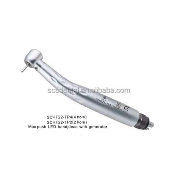 Max Push Dental Turbine High Speed Handpiece with LED