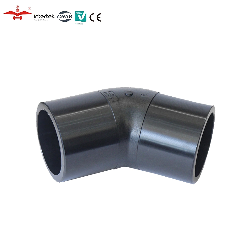 Buttfusion 90 Deg Elbow for PE100 Pn16 HDPE PE Pipe Fittings