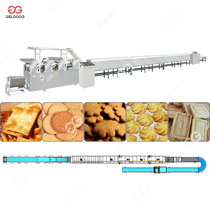 Полностью автоматическая машина для производства печенья Atta Biscuit