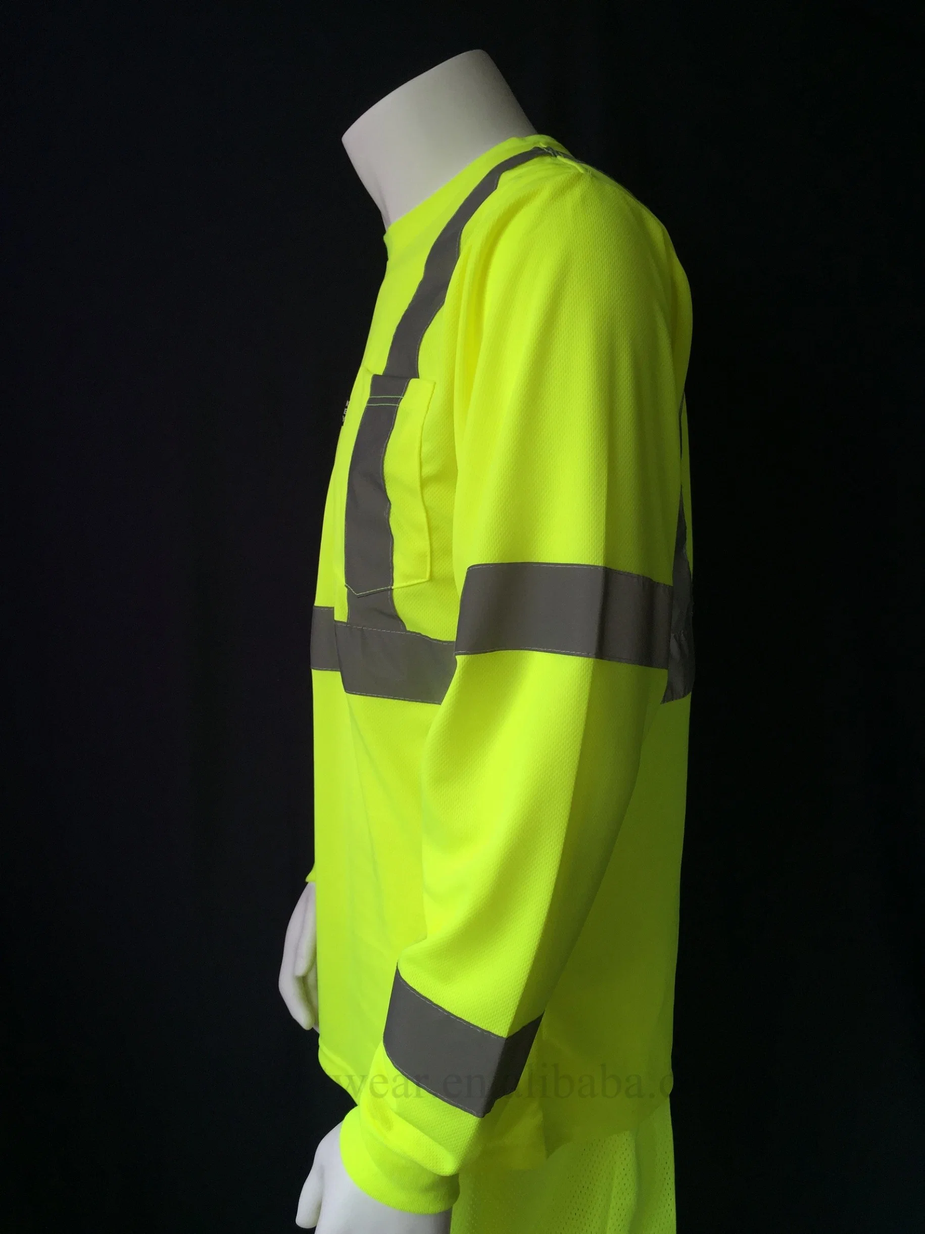 Class 3 Safety T-Shirt Hi-Vis Workwear High Visibility Safety Wear