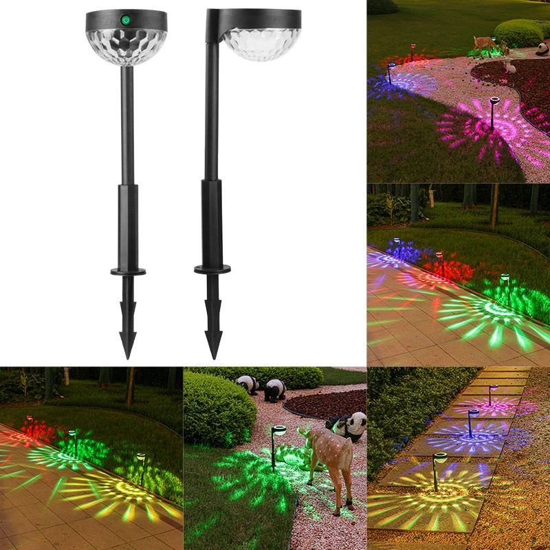 Solar Road Stud Lights Wholesale/Supplier LED Solar Light RGB Landscape Lawn Lamp