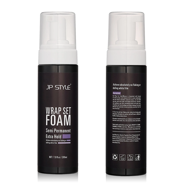 Conjunto de acondicionamento de produtos para modelação OEM Lotion de espuma para cabelo encaracolado