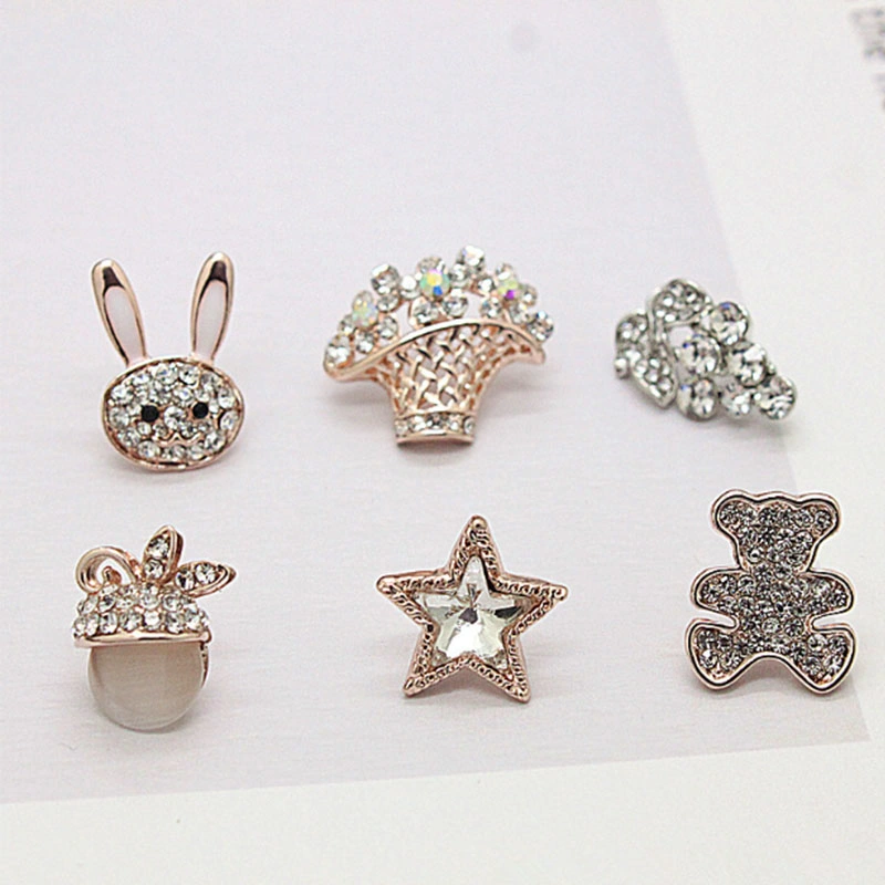 Mode Design broche vintage vêtements fleur de relief bijoux alliage Rhinestone Animal Broche broche broche broche broche