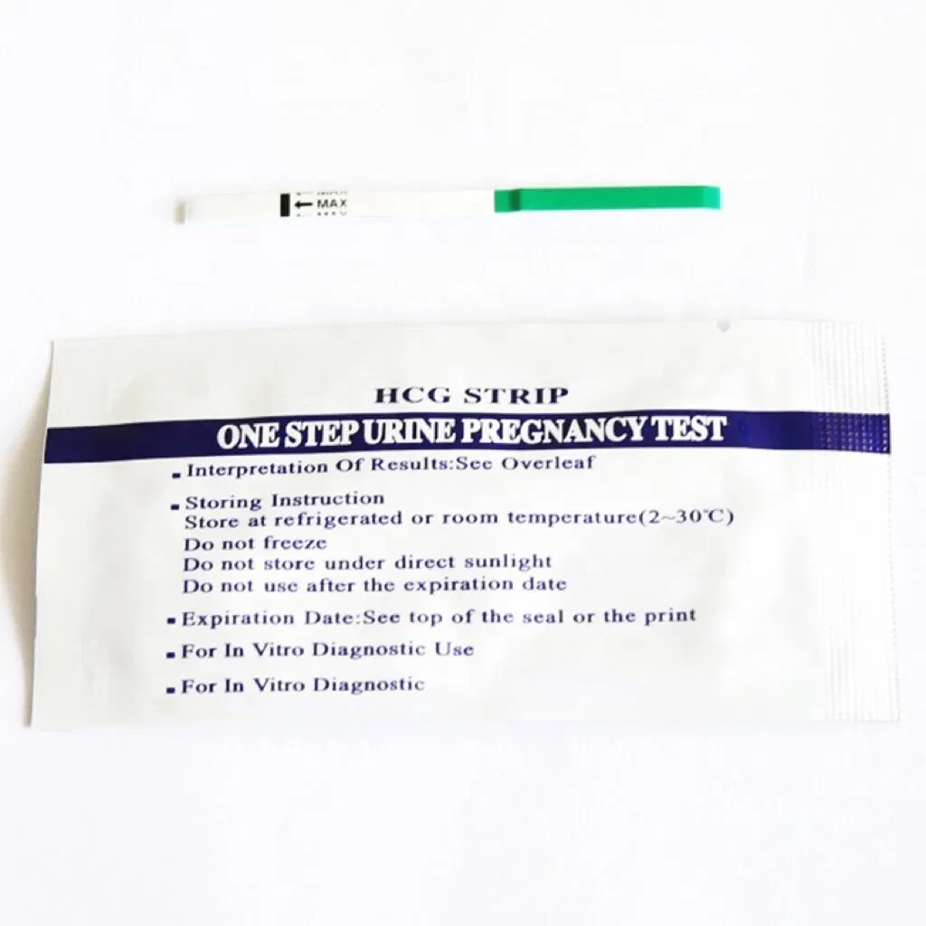 OEM-Paket CE FDA 510K Zulassung HCG präzise ein Schritt Teststreifen-Kits Für Die Laborpregnancy