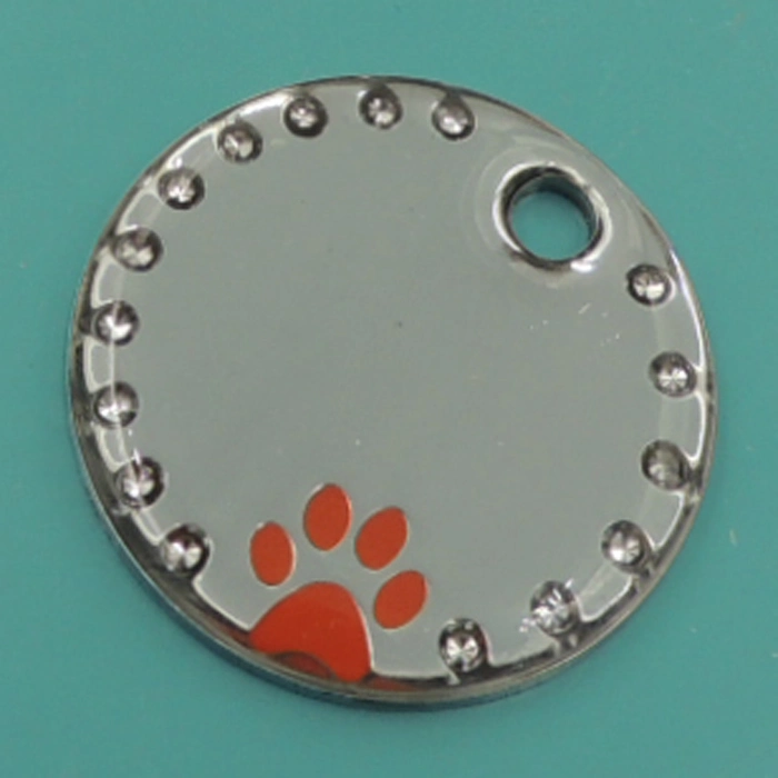 Factory Price Wholesale/Supplier Cheaper Metal Cat Pet Collar Tags (w-17)