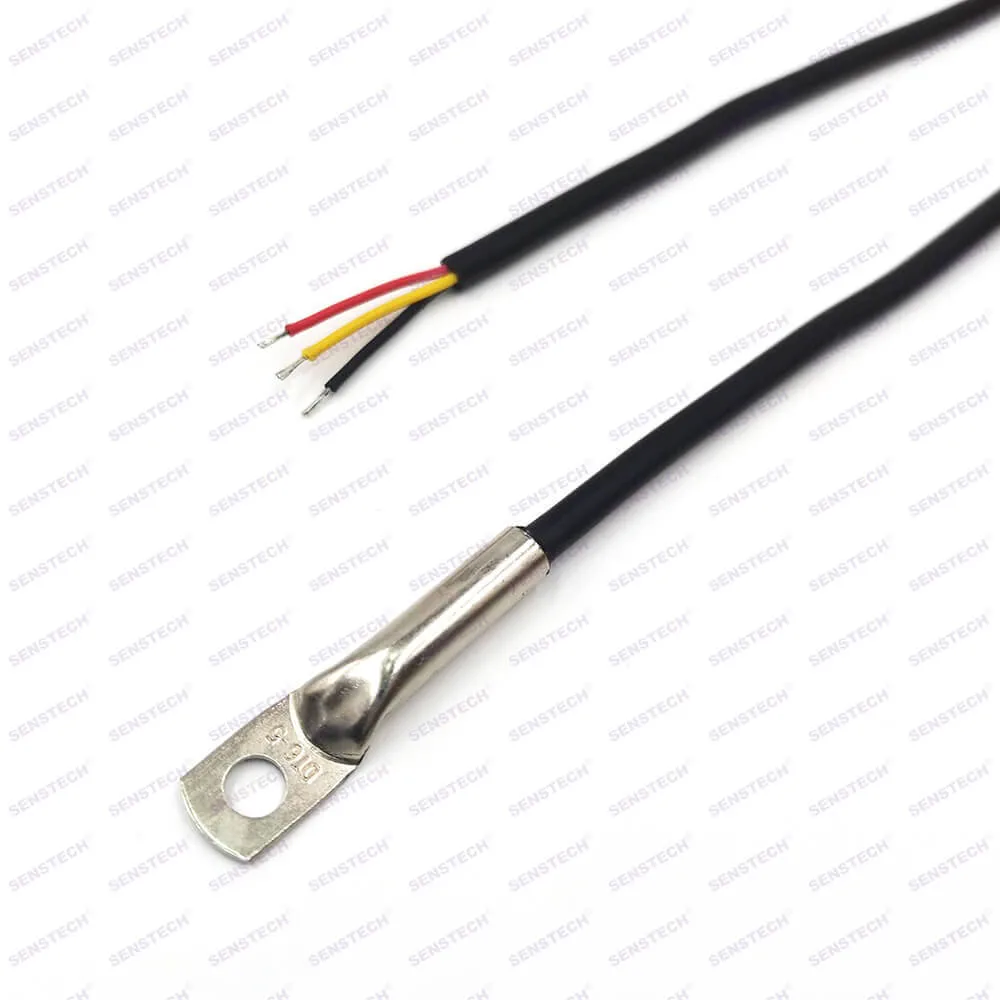 Sonda Dt6-5 de temperatura digital à prova de água de montagem na parede Ds18b20 Sensor de temperatura