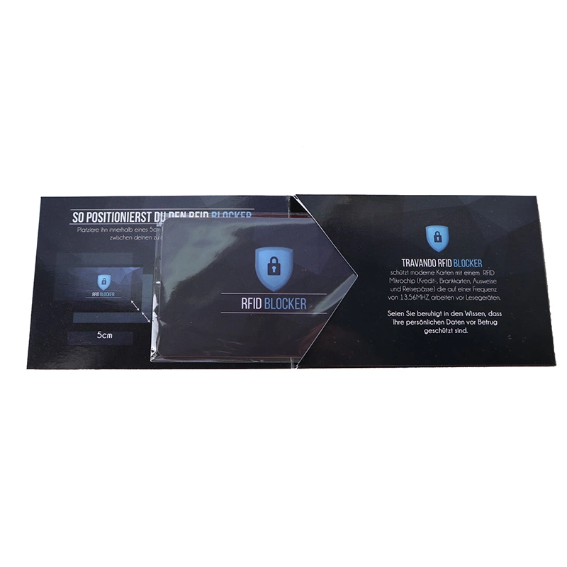 Cr80 Size Protect IC Cards Gift Cards RFID Blocking Card