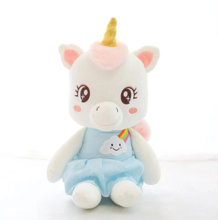 Stuffed Kids Fabric Soft Kid Plush Stuffed Rainbow Unicorn Plush Toy