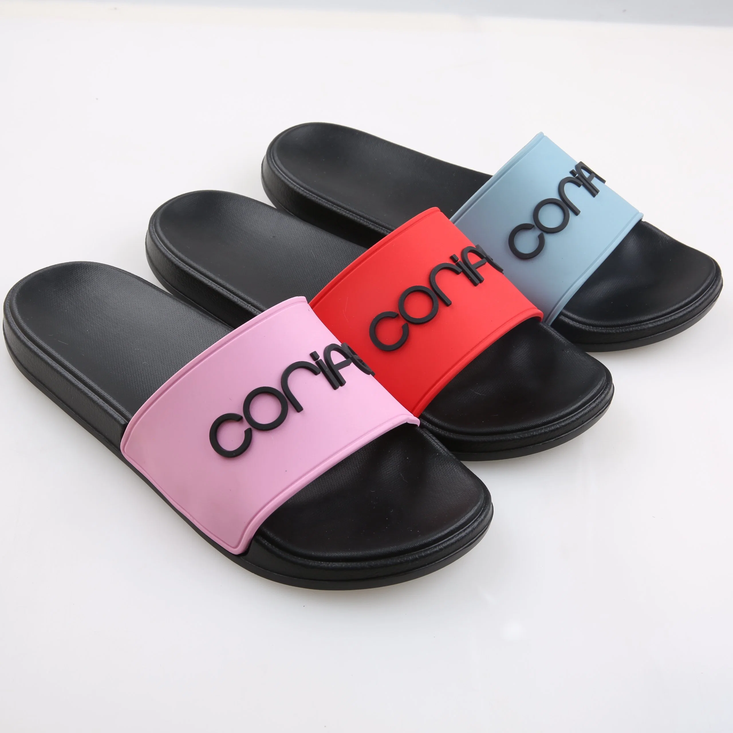 Corifei Lightweight Men Women Custom Slide Sandal Slippers PVC PU EVA Shoes