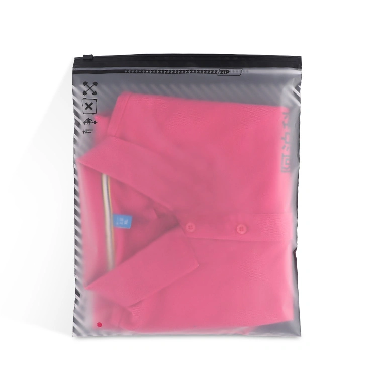 OEM Packaging Bags for Clothing Clear Ziplock Zipper PE Plastic Bags