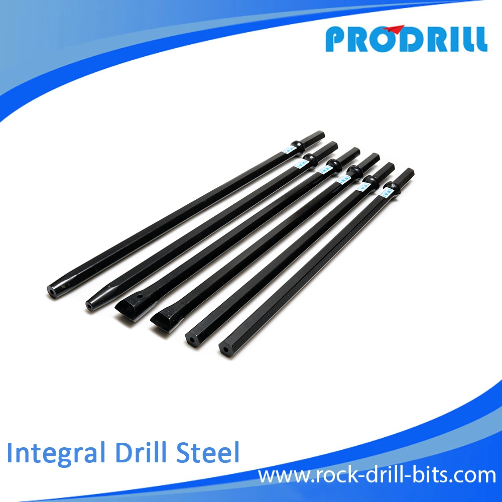 Hex19/22/25 Integral Drill Steel for Small Hole Stone Drilling