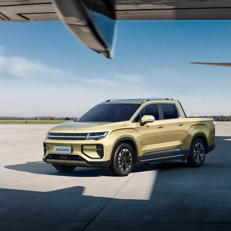 Radar Dr6 Electric Pickup Truck with Four Doors and Five Seats Roof Luggage Rack The New First Geely Electric Pickup Truck