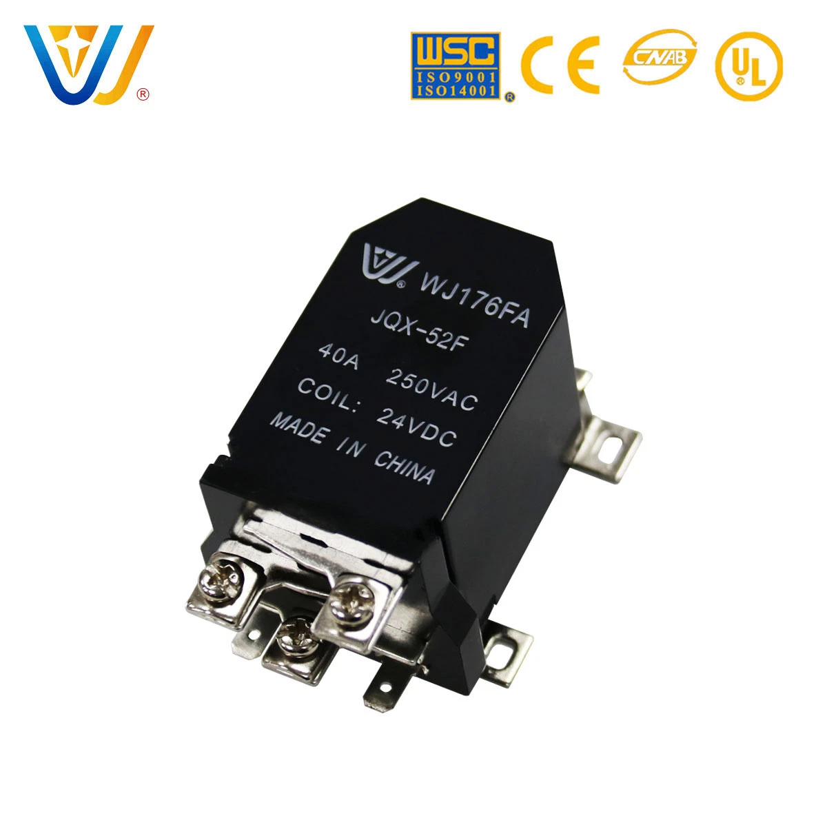 Jqx-52f 1z 40A 30A High-Power Relay DC12V DC24V AC110V AC220V AC250V