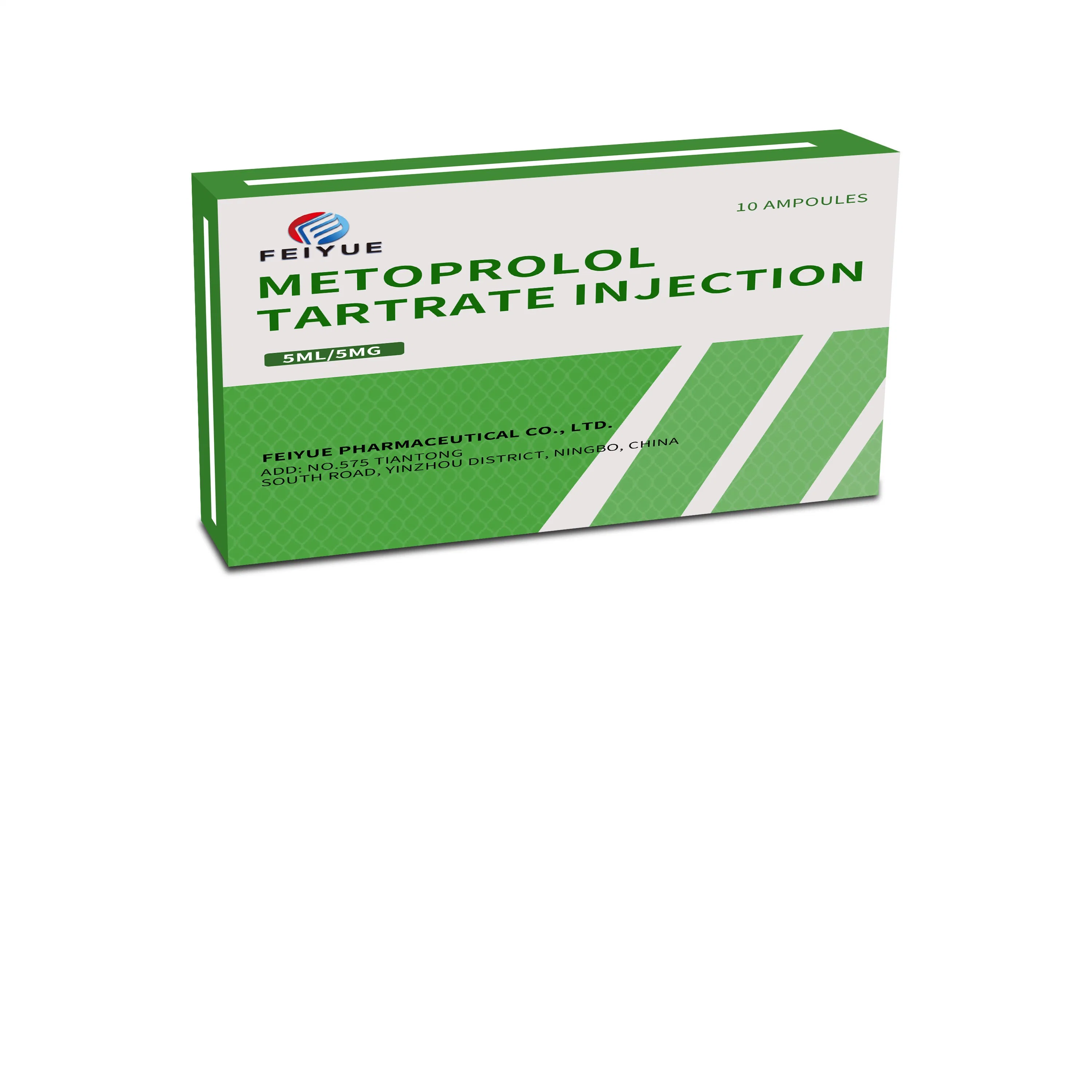 GMP Metoprolol Tartrate Injection 5ml: 5mg