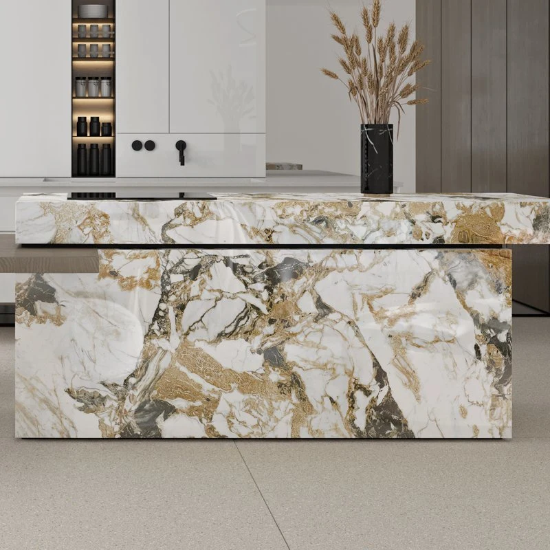 Elegante Sintered Stone resistente al desgaste ladrillo de fuego pared Granite Panel baldosa