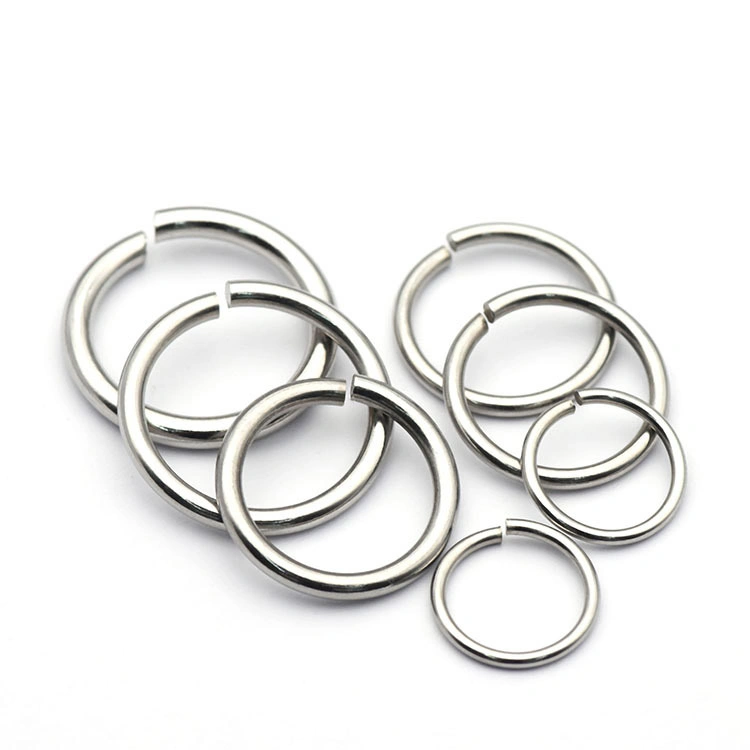 Wholesale Decorative Connector Stainless Steel Metal O Ring Gold Closed Jump Ring for DIY