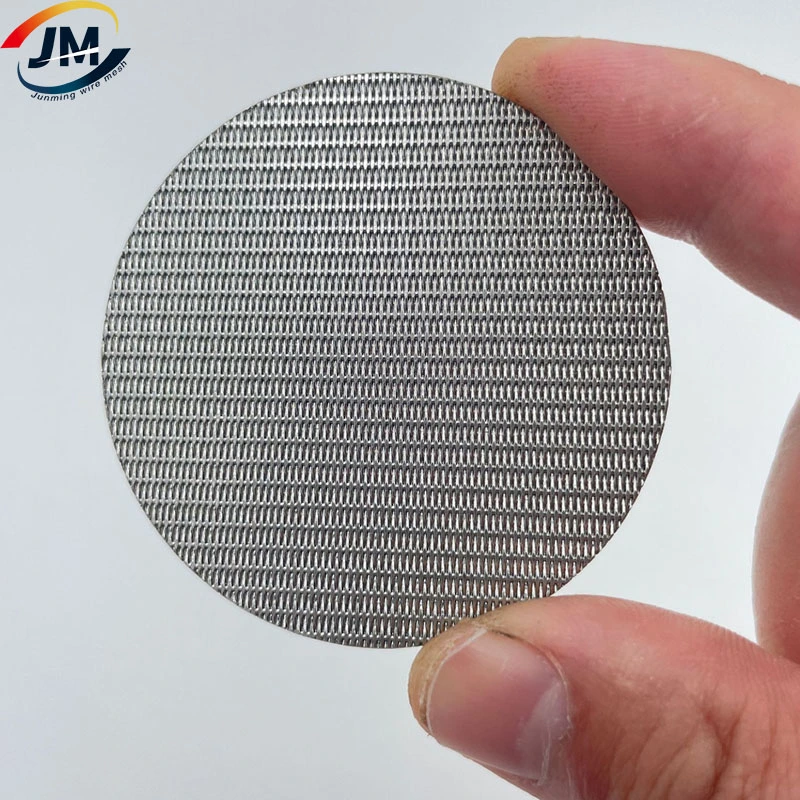 0.4mm Thickness 40um N2 N4 Nickel Sinter Fiber Felt Filter Discs