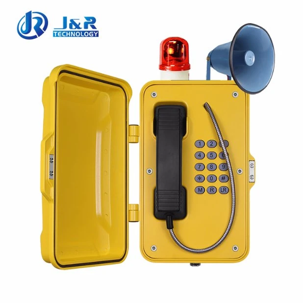 Boardcasting Loudspeaker Outdoor Industrial Vandal Resistant Telephone for Tunnel