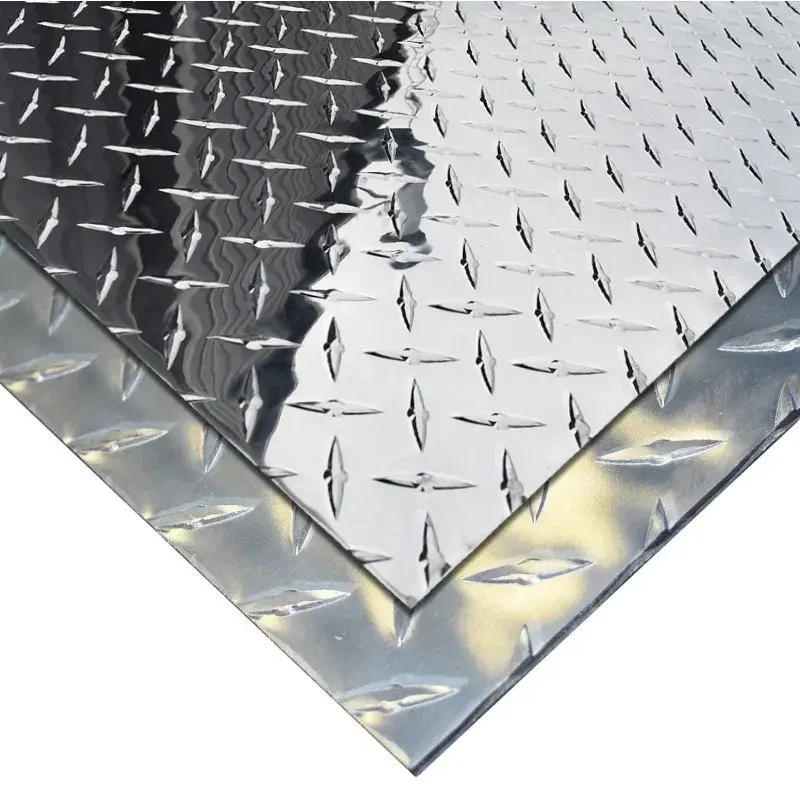 Mill Finish 3003 6061 Aluminum Diamond Tread Plate