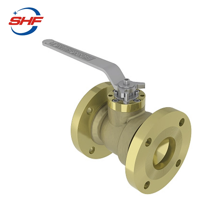 Hot Sale ASME API 608 Design 2PC B62 C83600 Bronze Flange 150lb 300lb Full Bore Floating Ball Valve Price