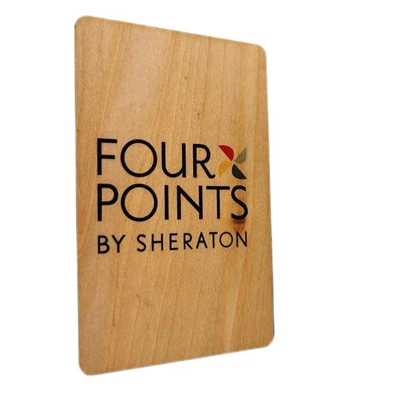 Laser Engraving Wooden Key Card Smart RFID Contactless Card Invitation/Gift/Event Card