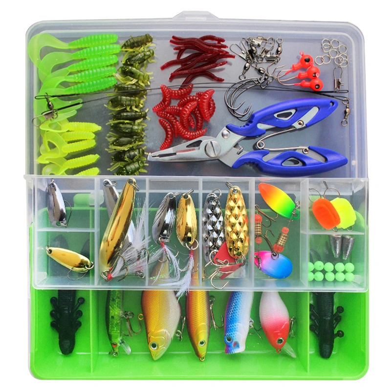 Fishing Lure Tackle Set with Lure Box