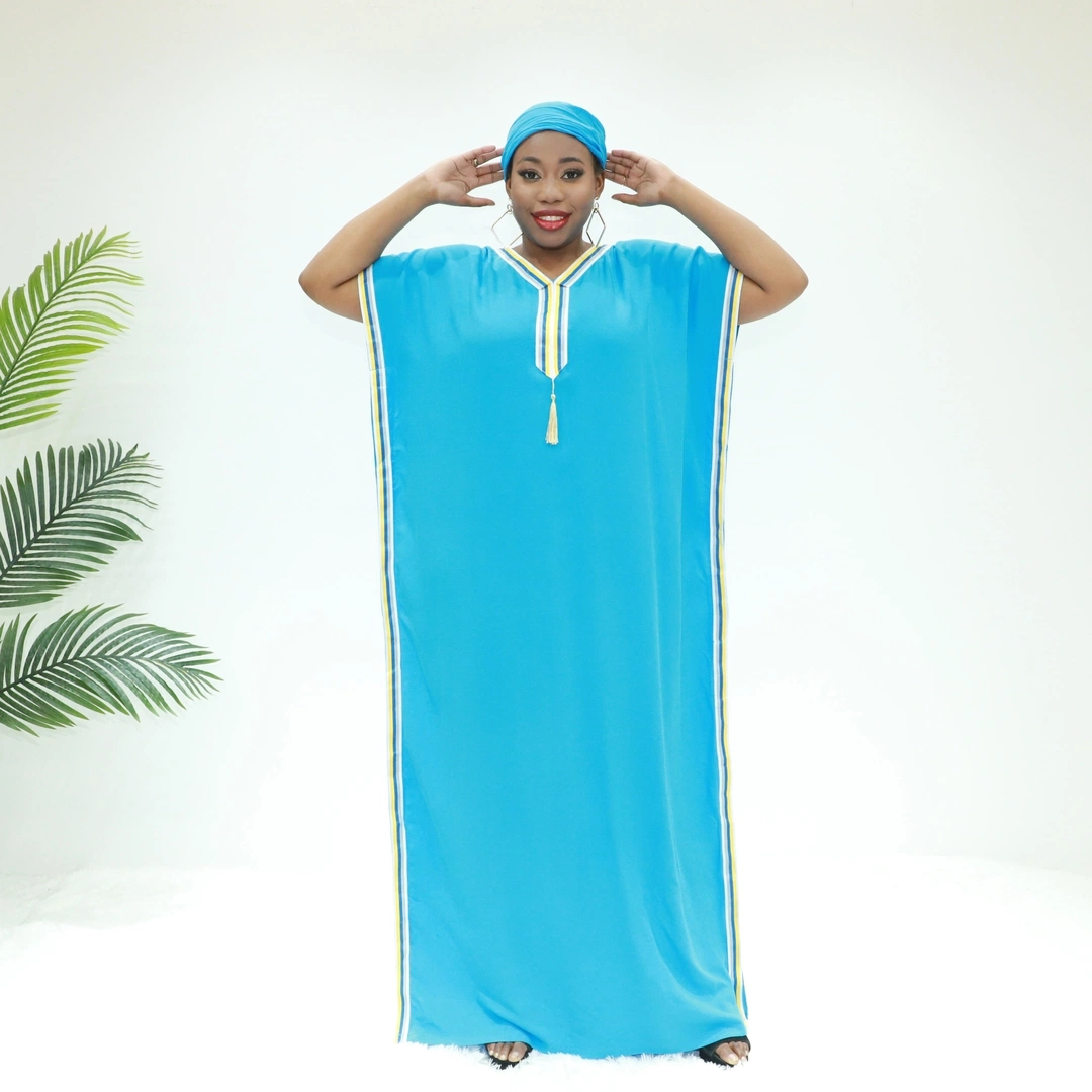 Ropa étnica 2022 Mayoristas Egipcia Abaya Sta2601f Togo Moda étnica Vestido