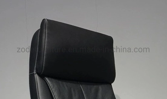 Zode negro con respaldo alto giratorio cuero pu tarea personal de recepción Silla de oficina muebles chinos modernos para el hogar y la escuela/juegos/comedor/Hotel/Hospital/ Equipo