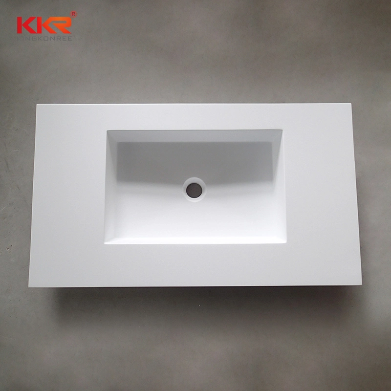 Cabinet Basin Stone Resin Bathroom Sinks Countertop