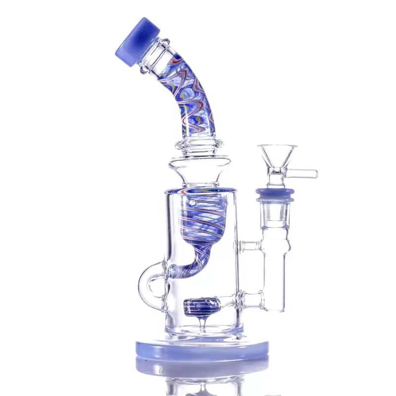 Art Glass Smoking Set tubo de humo DAB Rigs agua de vidrio Tubo